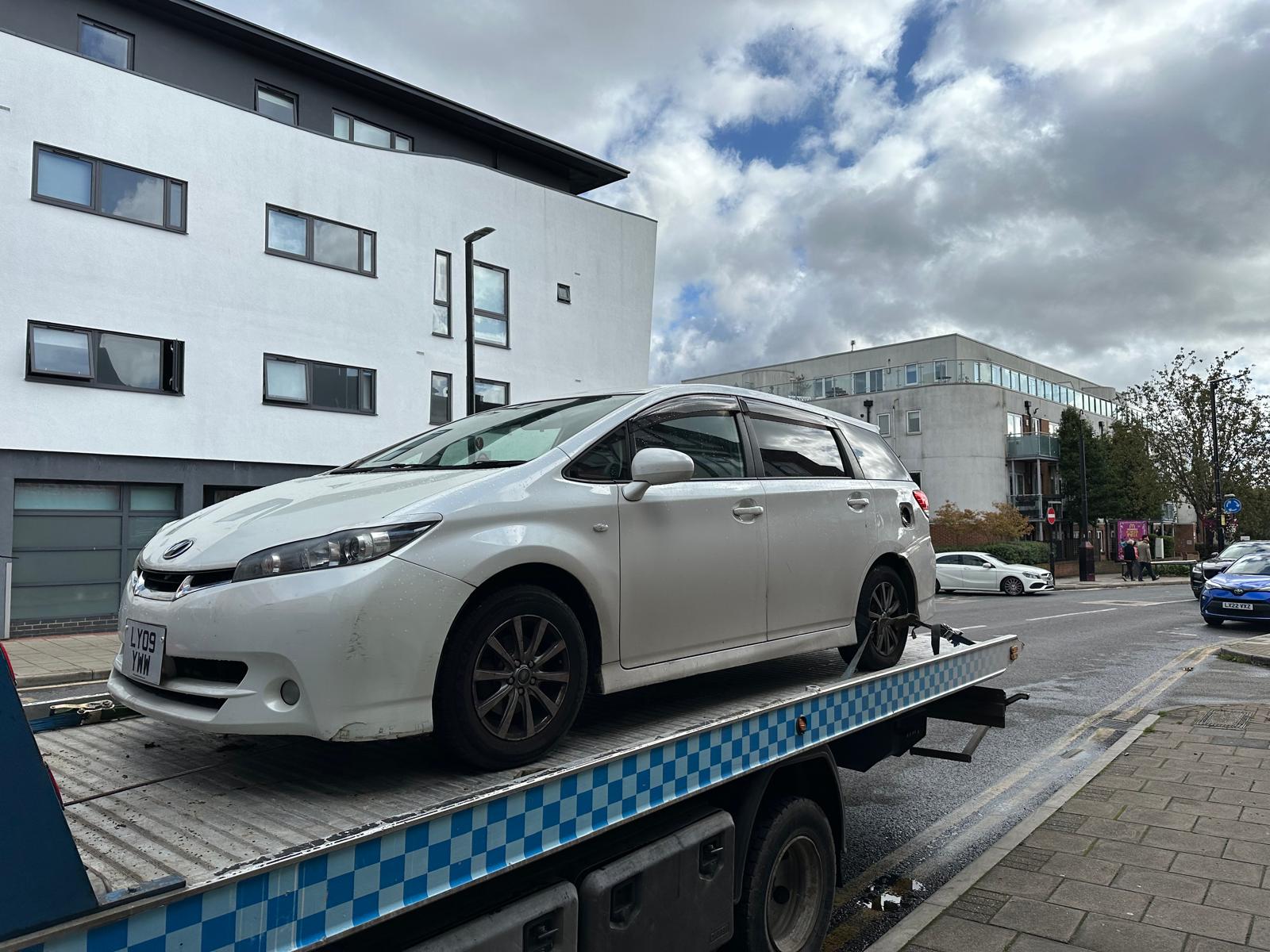 Roadside recovery of vehicle Roadside recovery of vehicle